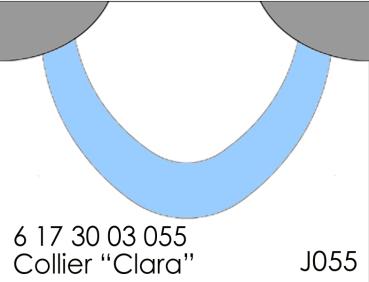 Preview: 055 Klöppelbrief Collier "Clara"
